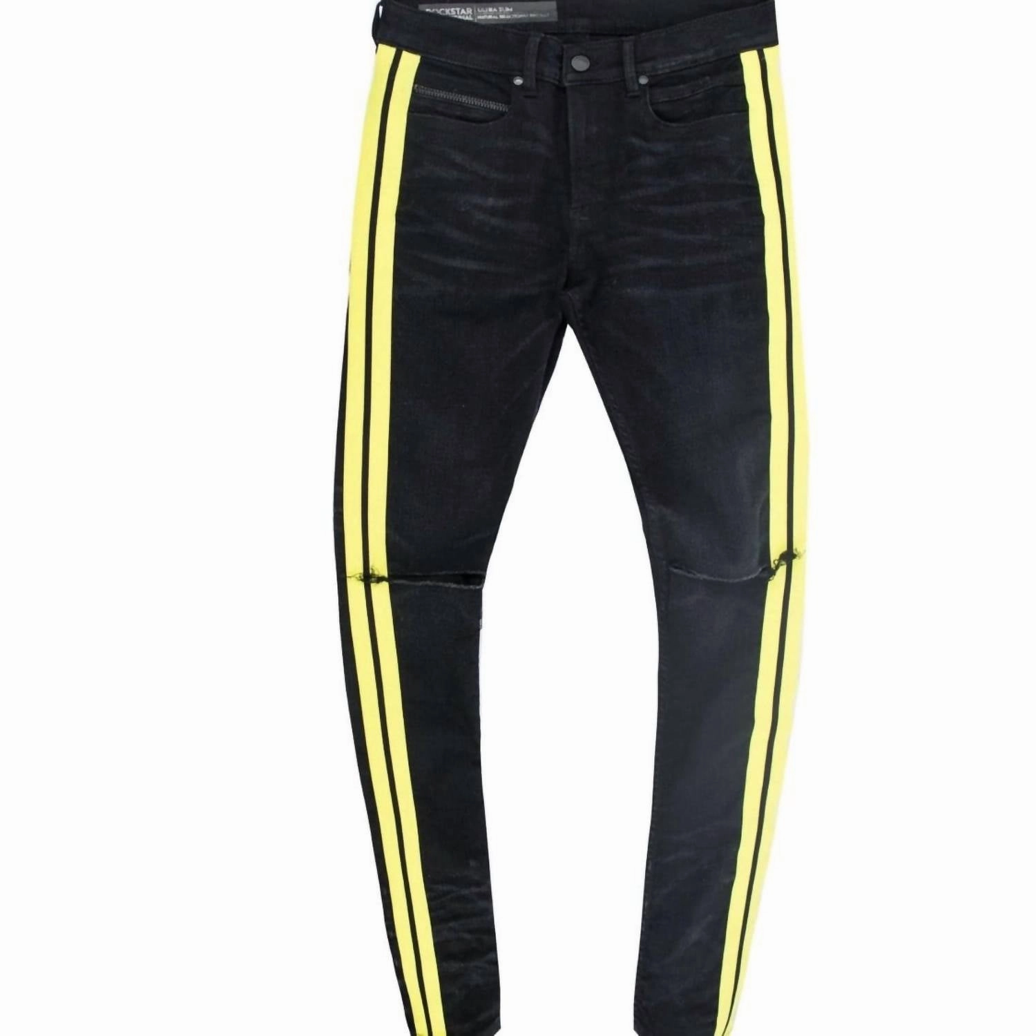 Men's Cedric Jean In Black/yellow Functional Fit Classic Weekend Getaway