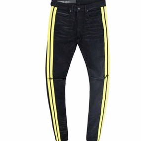 Men's Cedric Jean In Black/yellow Functional Fit Classic Weekend Getaway