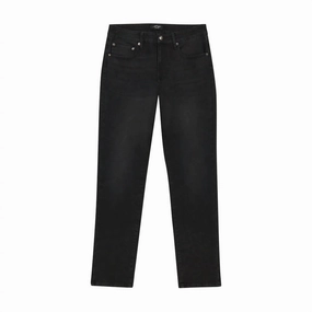 Men's Crawling Tiger Slim Taper Jean In Black Simple Style