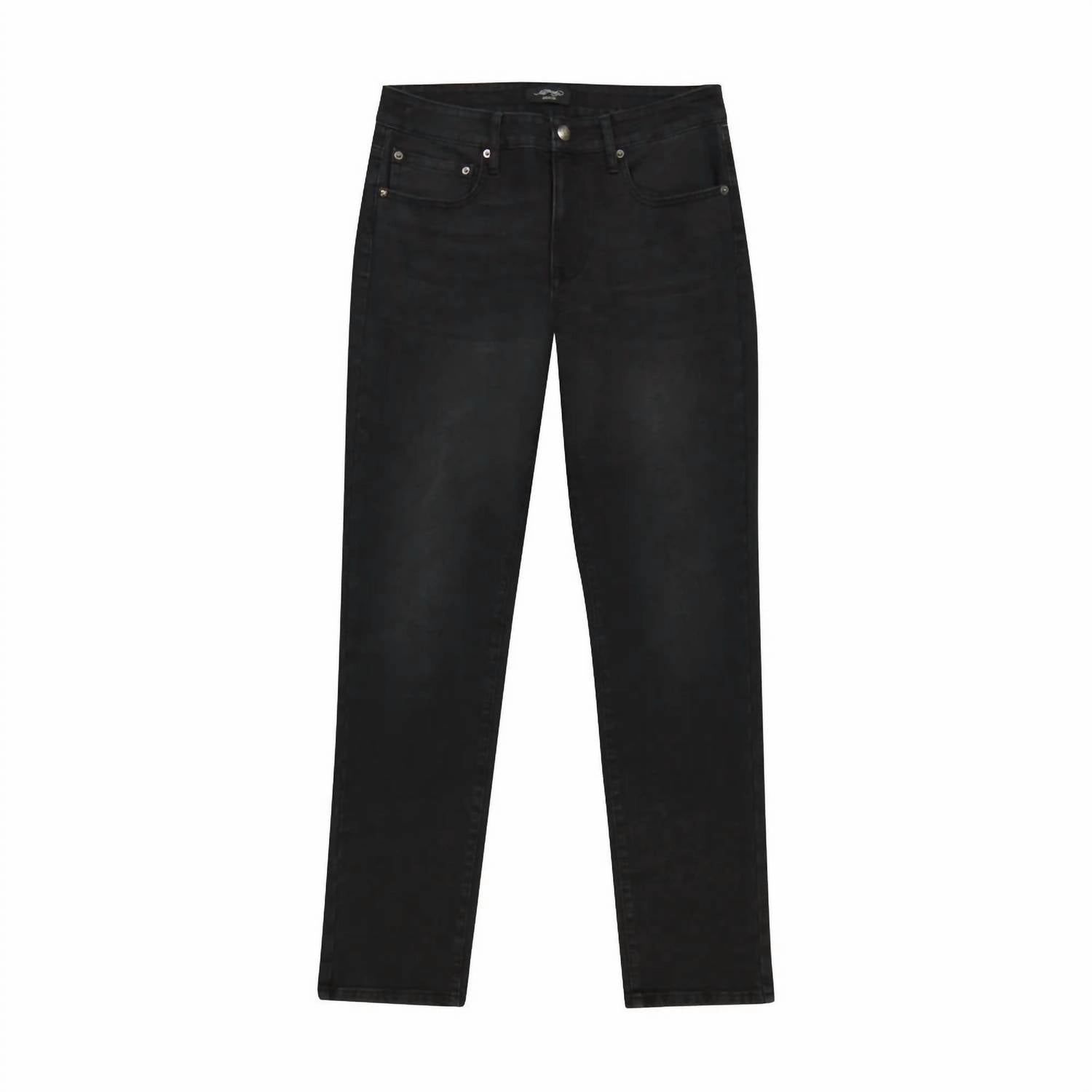 Simple Comfort Men's Crawling Tiger Slim Taper Jean In Black