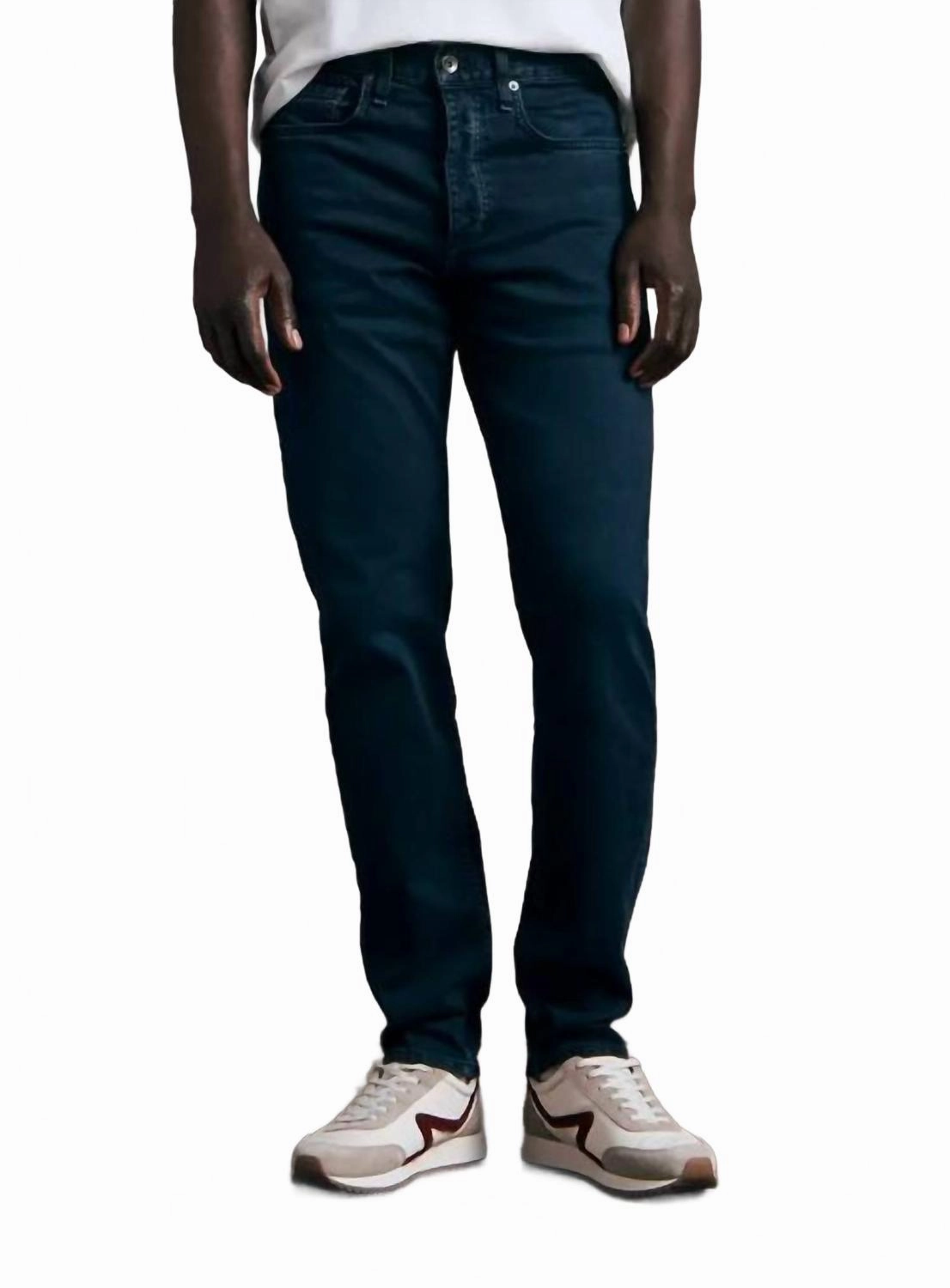Men's Fit Authentic Stretch Pants In Bayview Eco Conscious Denim