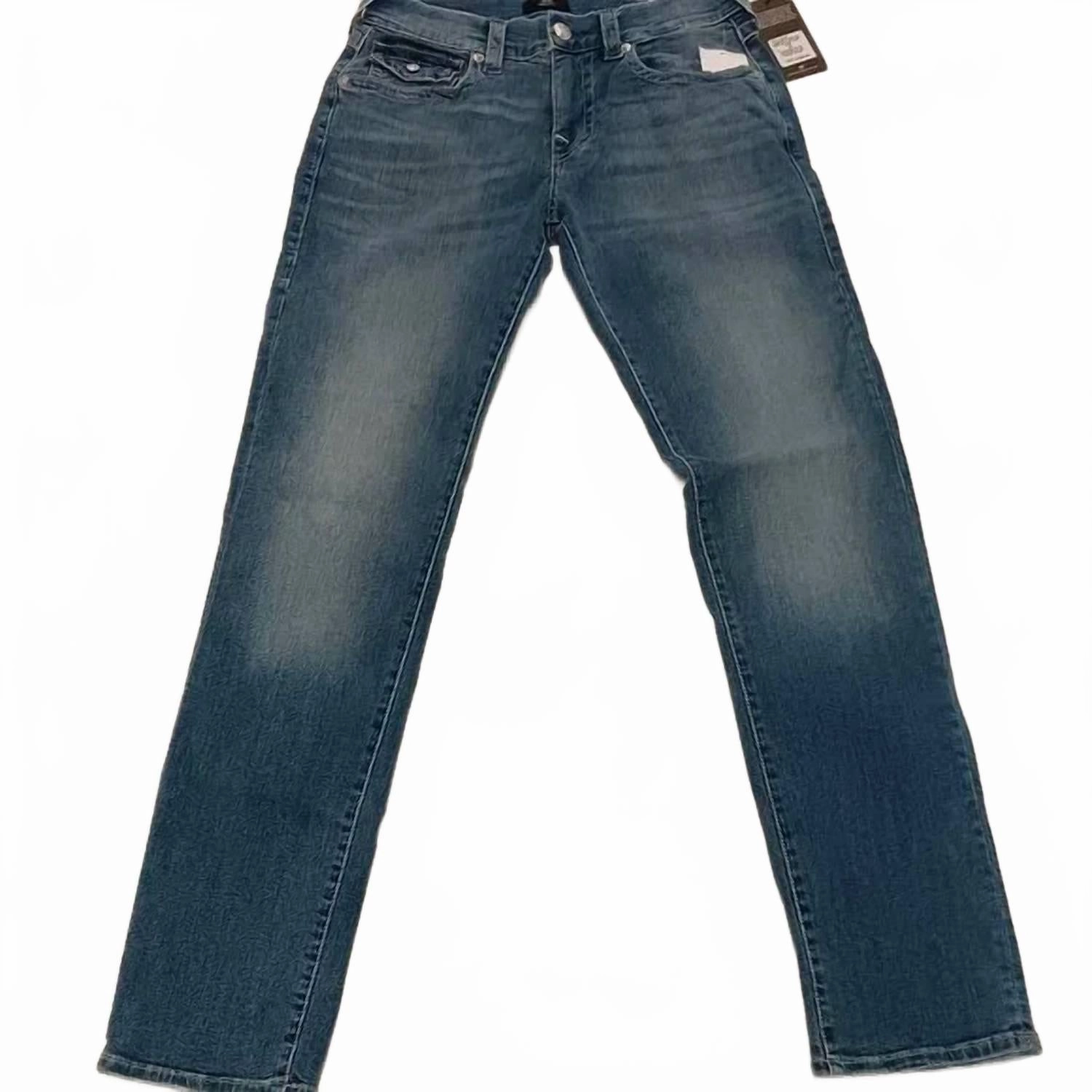 Men's Geno Flap Slim Fit Jeans In Blue Customizable Fit