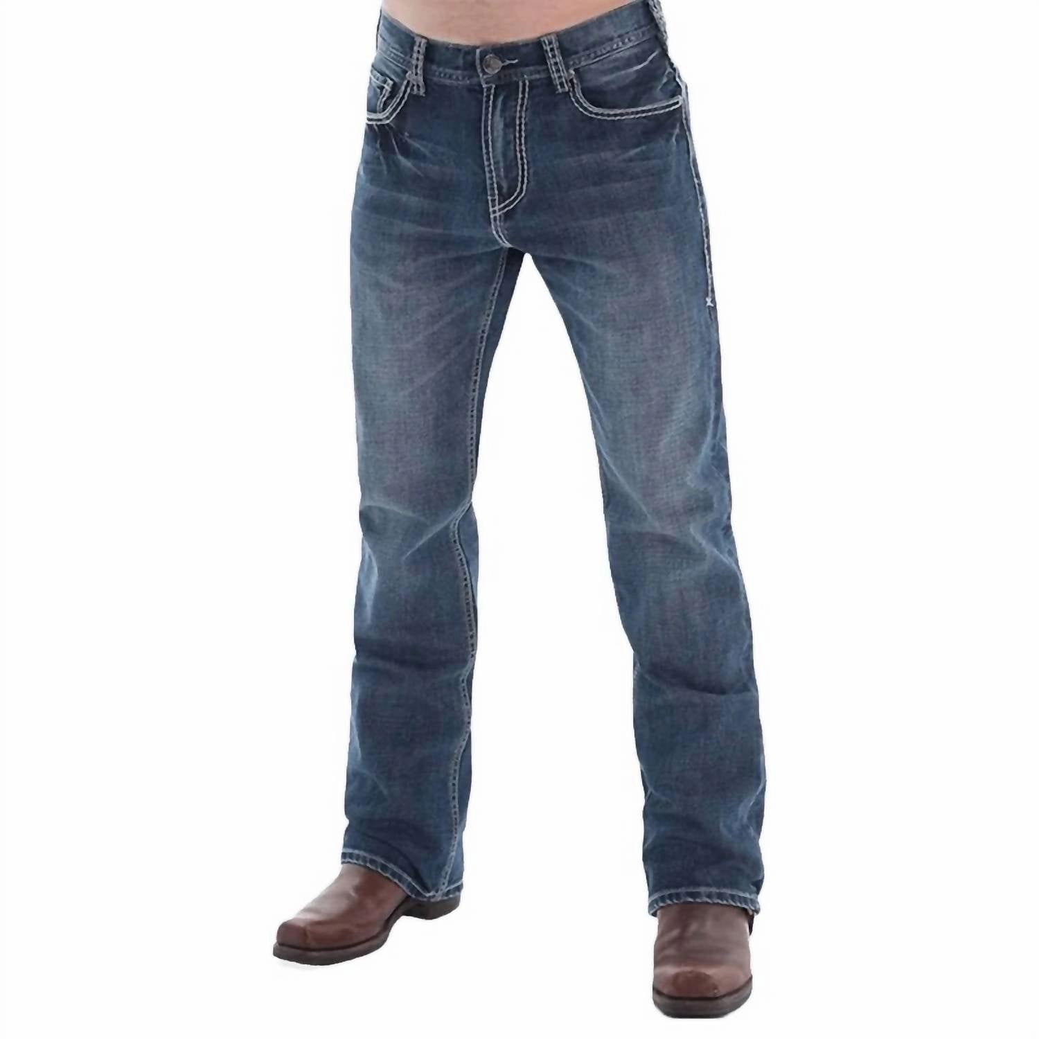 All Round Wear Garment Dyed Technique Men's Hooah Btuff Jeans In Blue