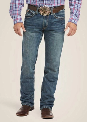 Men's M4 Boundry Gulch Boot Cut Jean In Blue Layer game