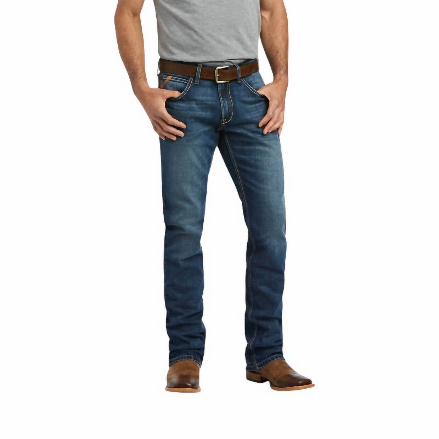 Men's M5 Stretch Madera Stackable Straight Leg Jean - Length: 40" In Heath Everyday Shopping Day