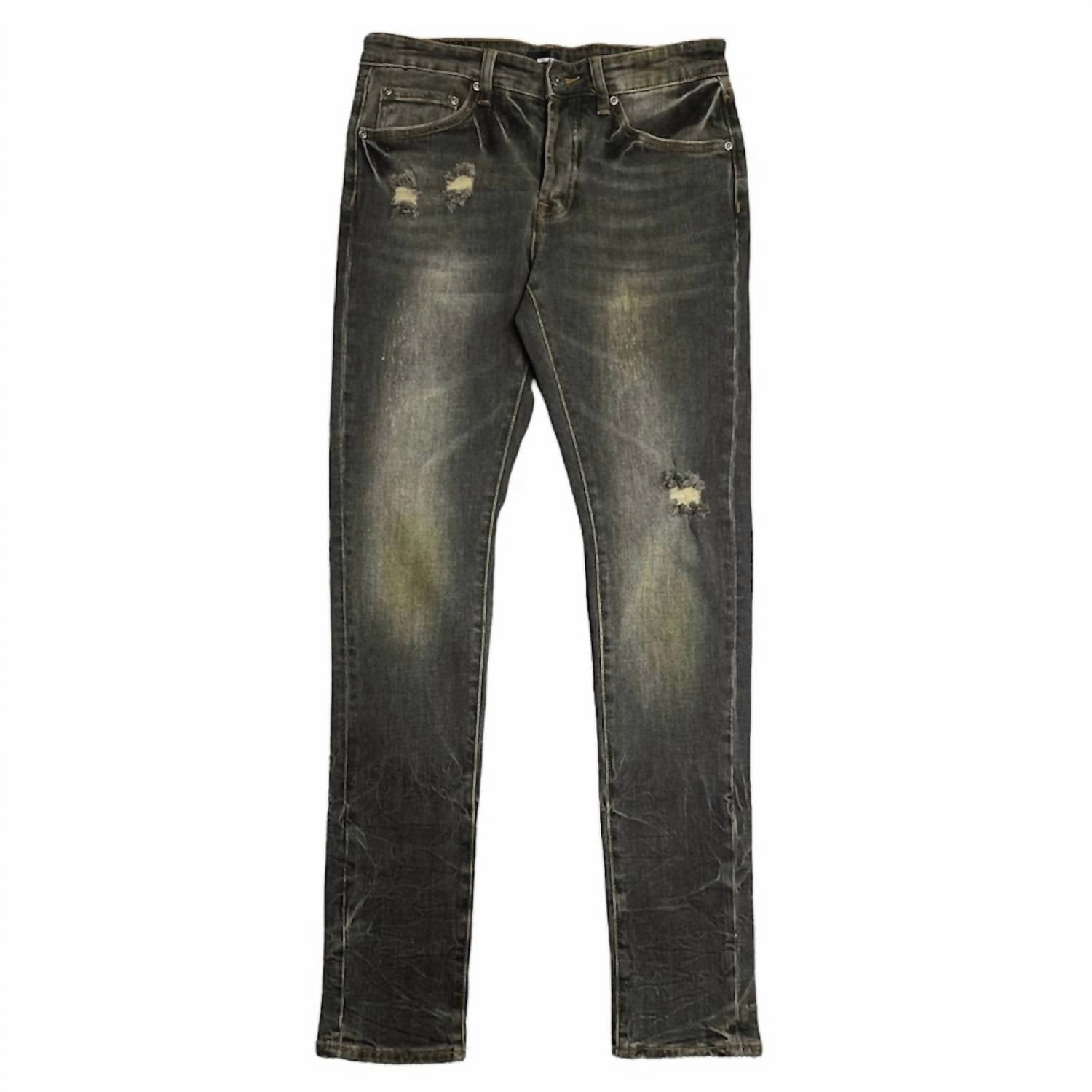Popular Style Men's Mcqueen 5 Slim Fit Jean In Smoke Black