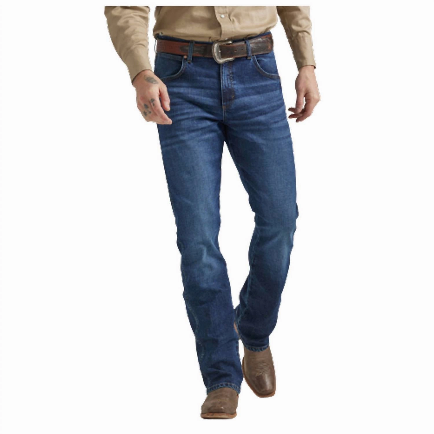 Men's Retro Slim Boot Jean In Holstenier Anti Slip Waistband