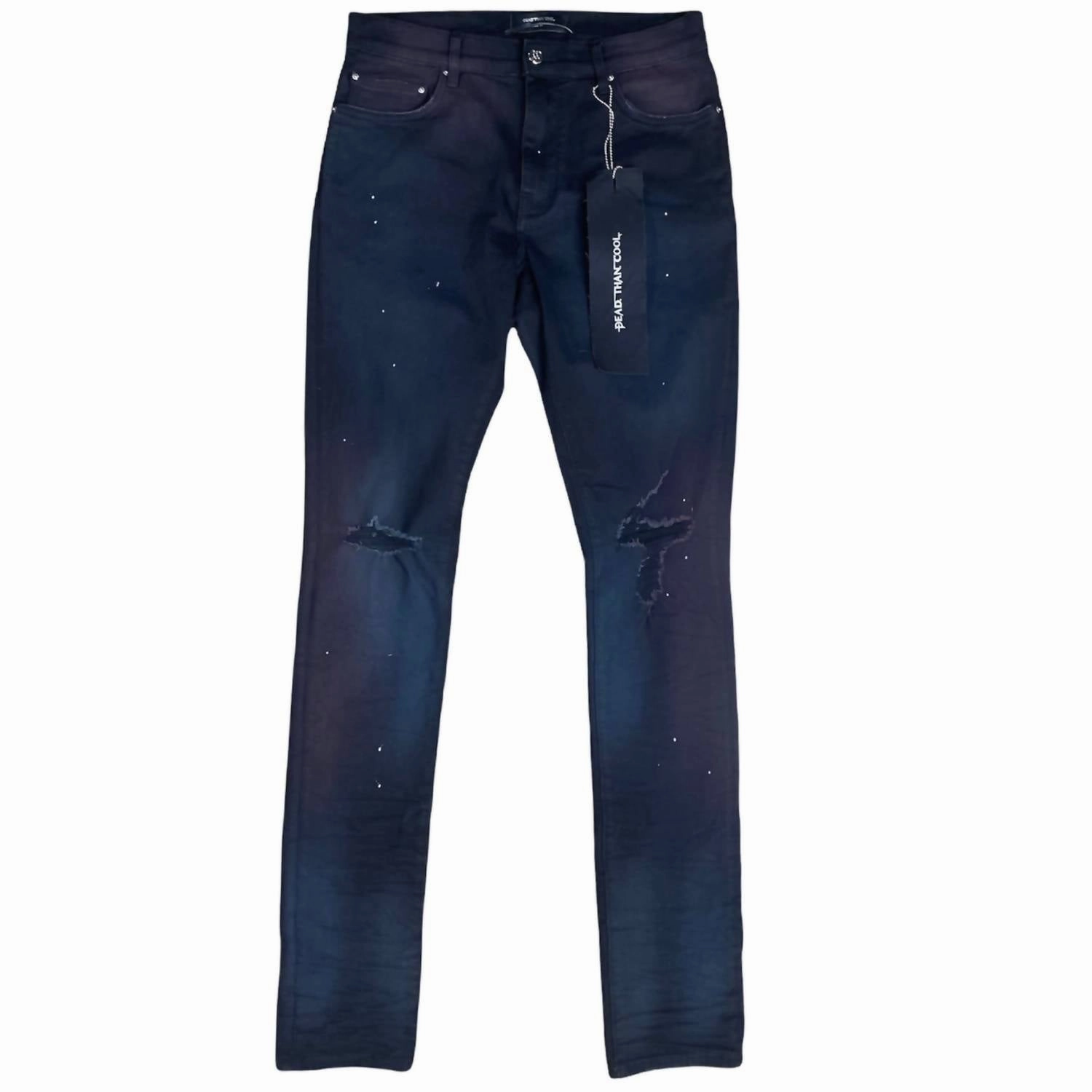 Men's Skinny Fit Jean In Spray Thrasher Street Ready Street Vibe