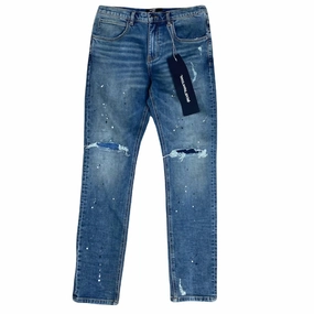 Customizable length Men's Splatter Jean In Vintage