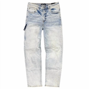 Men's Straight Denim Jeans In Light Blue Light Layers Style Match