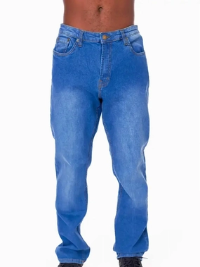 Festival Outfit Comfy Sustainable Creative Look Men's Straight Fit Relaxed Stretch Jeans In Denim