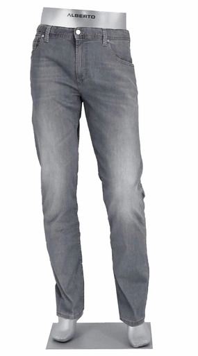 Men's Super Light Tencel Denim Jean In Grey Office Wear Casual Stylish Sunny Vibes