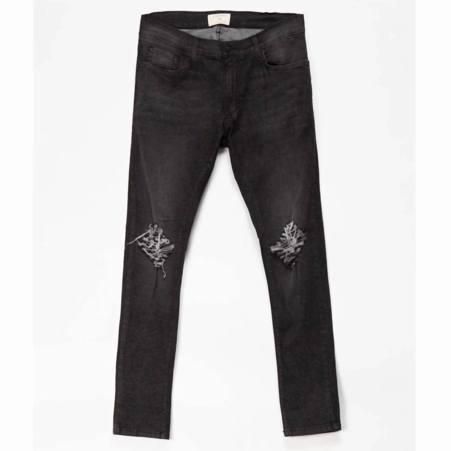 Morning Stroll Music Event Office Wear Resilient material Men's Syndicate Tailored 1925 Jean In Black