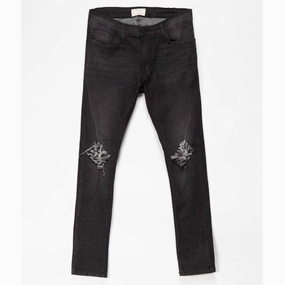 Neutral design Base Style Men's Syndicate Tailored 1925 Jean In Black