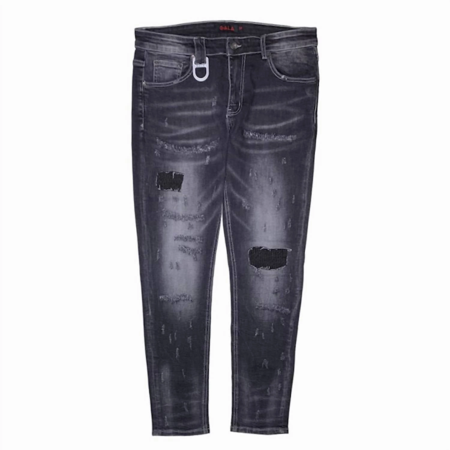 Men's Warner Denim Jean In Black Washed Party Look Sunny Vibes Couple Look Sustainable Student Outfit Nature Lover