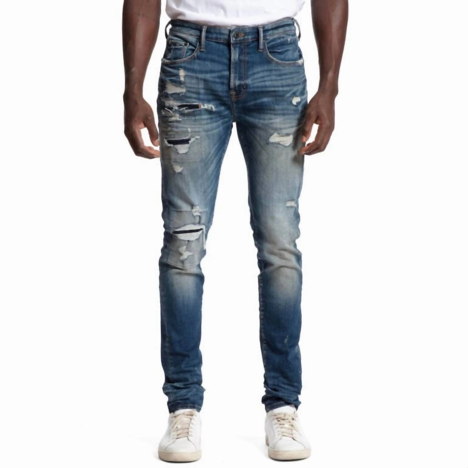 Street Fashion Affordable Spring Mood Smooth Work Meeting Men's Windsor Deet Jean In Indigo