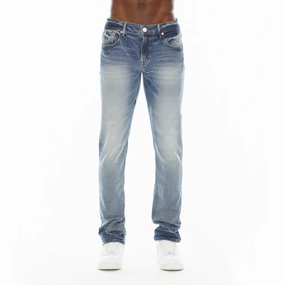 Mero Slim Fit Jean In Coastal Loose High Quality Morning Stroll Comfort Stretch Weave