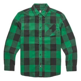 hypoallergenic High-Quality Fabric Etnies x Dig Long Sleeve Flannel Shirt - Black/Green