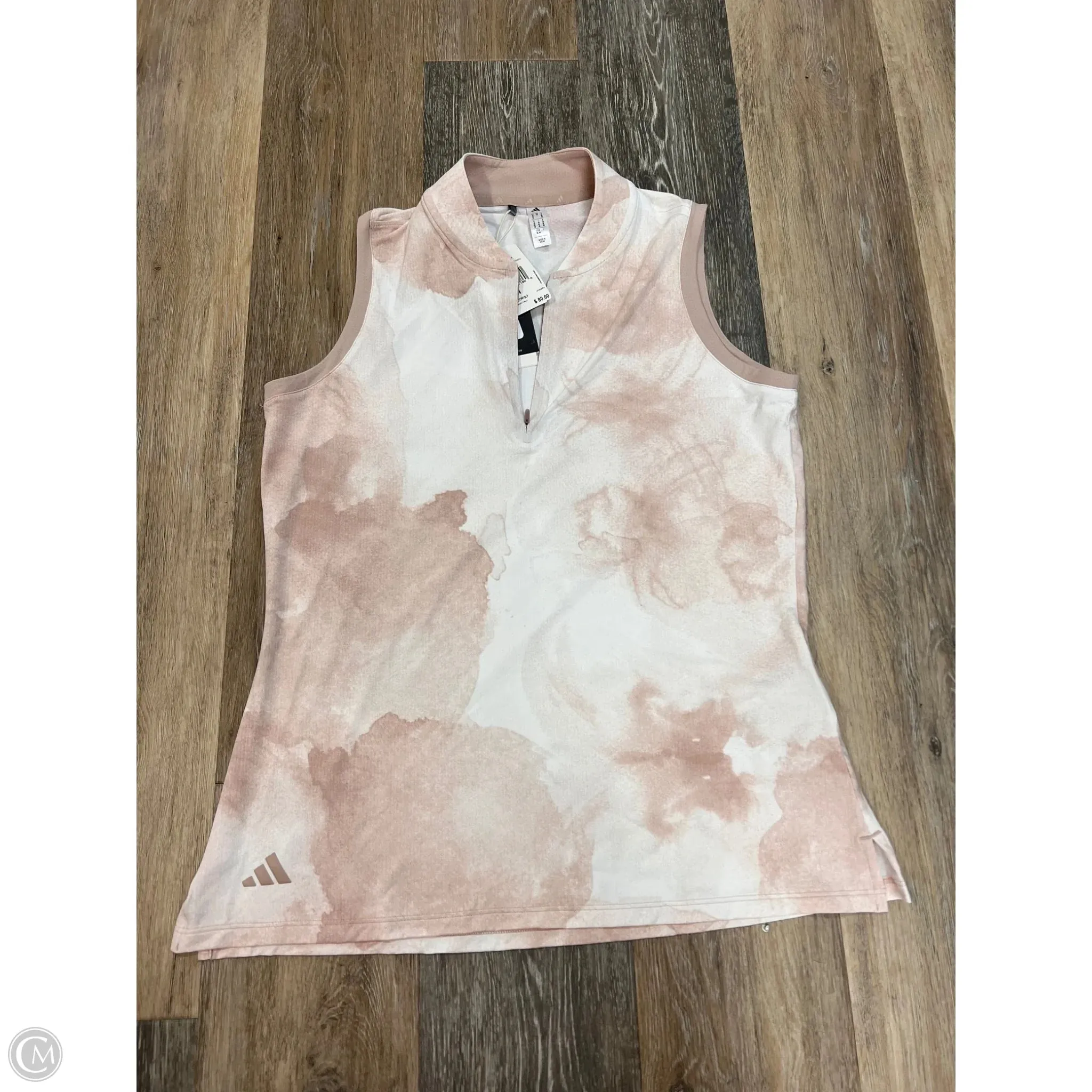 Athletic Tank Top By Adidas Golf In Multi-colored, Size: M NonChafingEdges Antibacterial