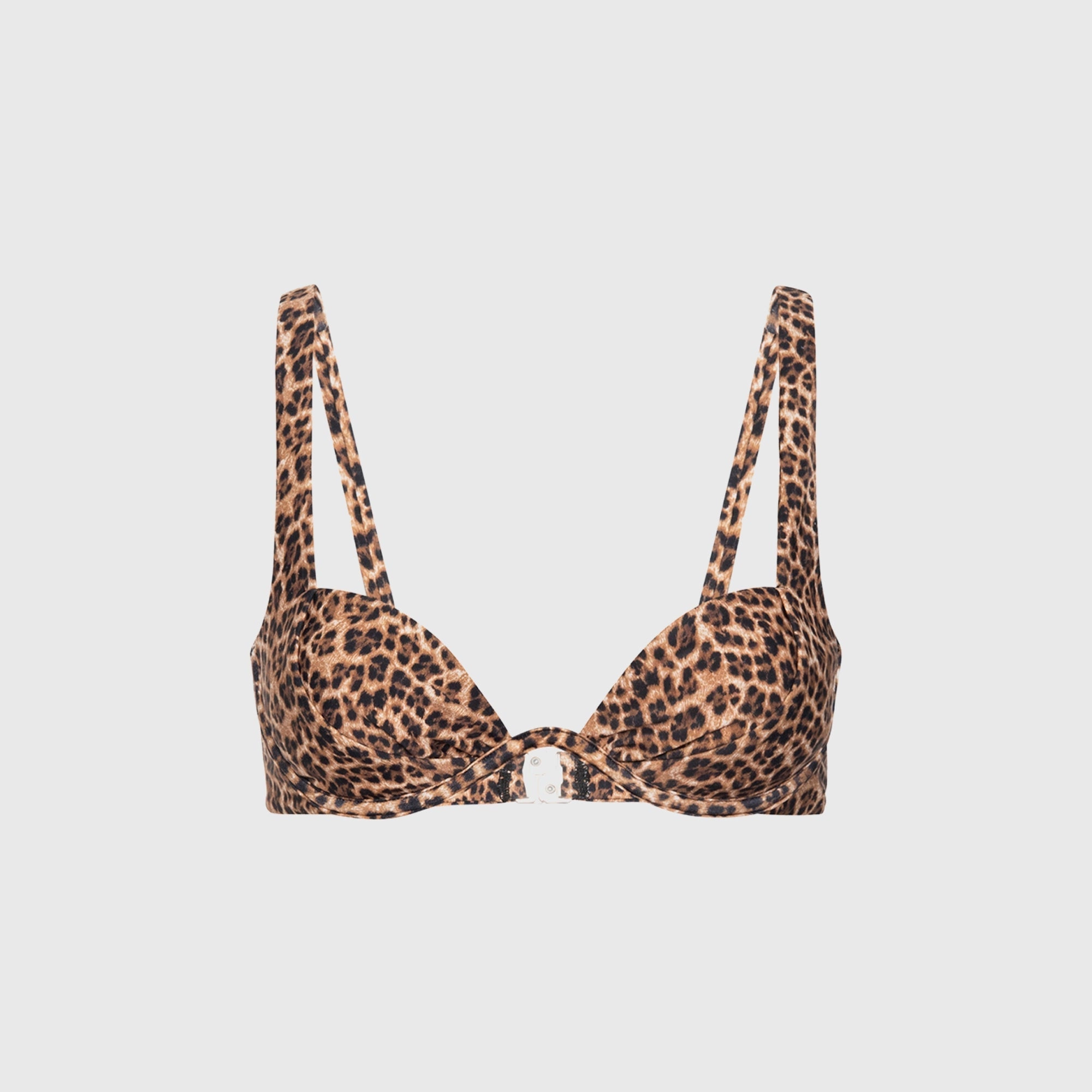 UV Defense Miaou Cora Bikini Top - Leopard