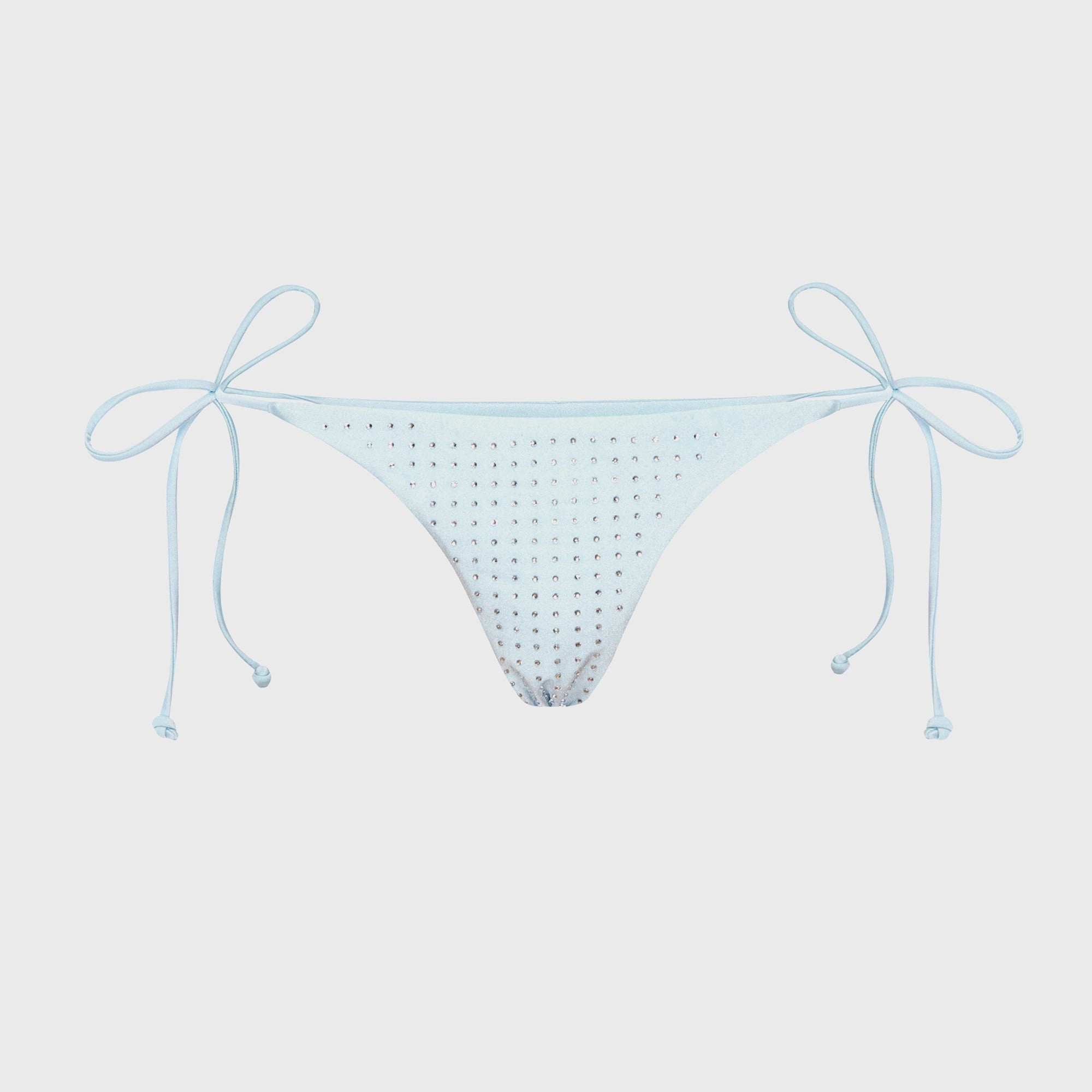 Trendy-Design Rubberized Grips Miaou Kauai Bikini Bottom - Baby Blue