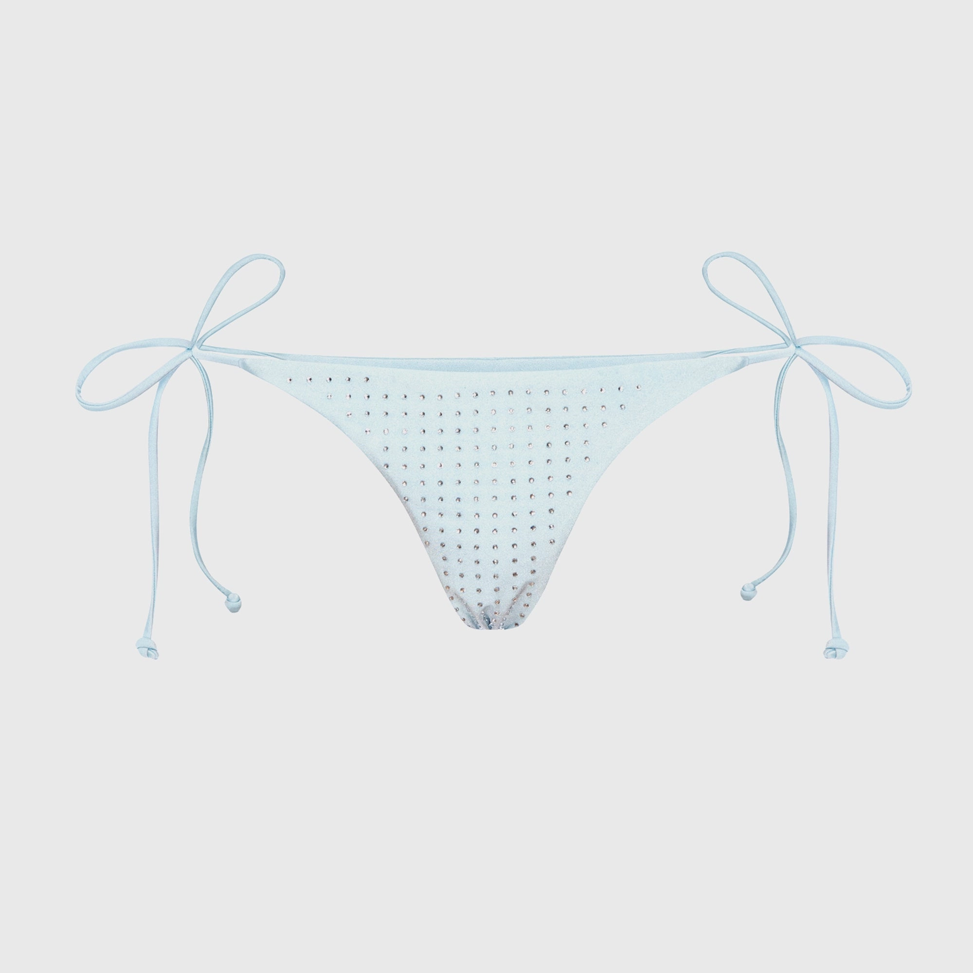 Miaou Kauai Bikini Bottom - Baby Blue Abrasion Resistant Zipper
