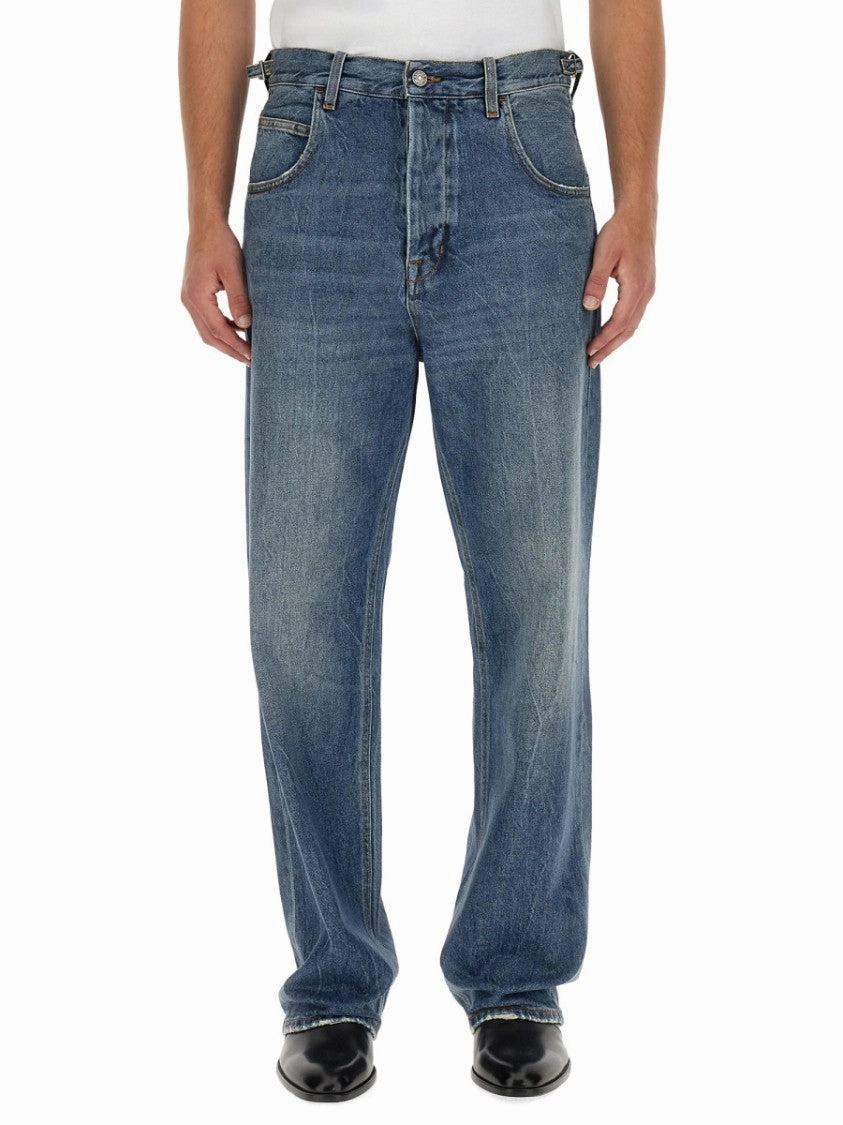 Classic Blue Denim Jeans Brunch Outfit Classic Wear Luxury