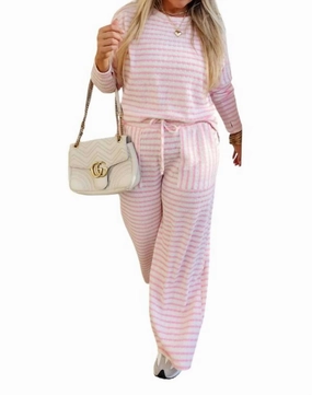 Temperature Regulating Always Home Loungewear Set In Pink