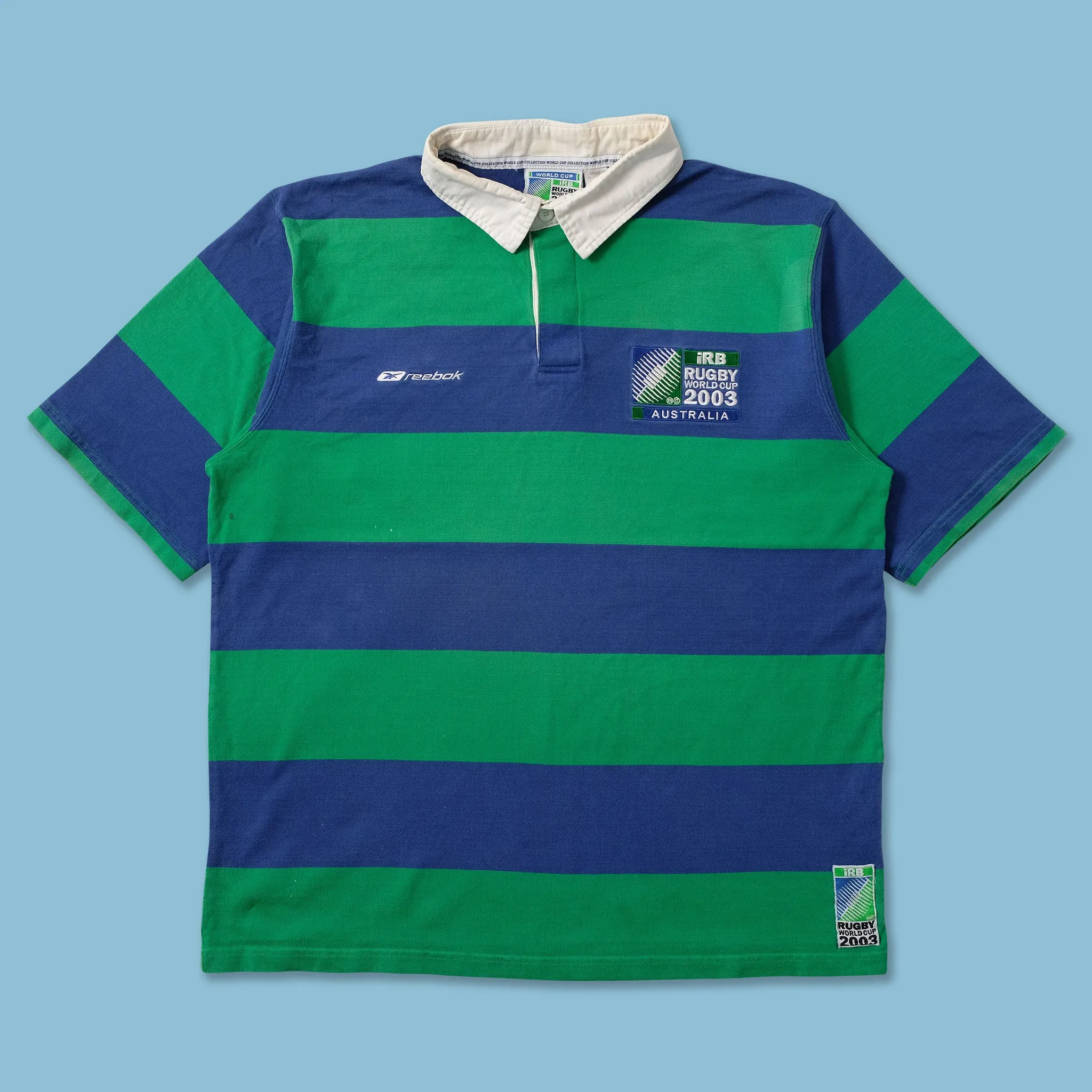 Office Attire 2003 Reebok Rugby World Cup Polo Large