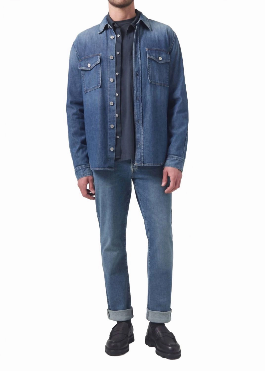 Gage Straight Leg Pants In Parkland Unisex Attire