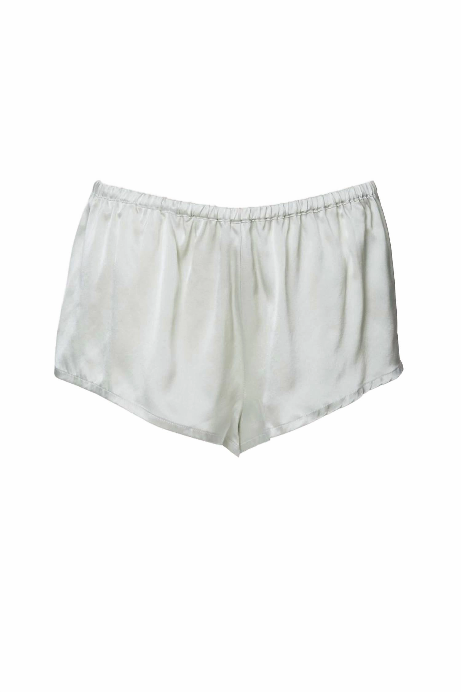 Layered Look Design Plush Inner Layer Venice Short In Mint