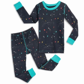 Mightly Unisex Galaxy 2-piece Pajamas All Day Comfort