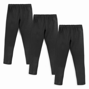 Mightly Girls Black Leggings Essential Wear
