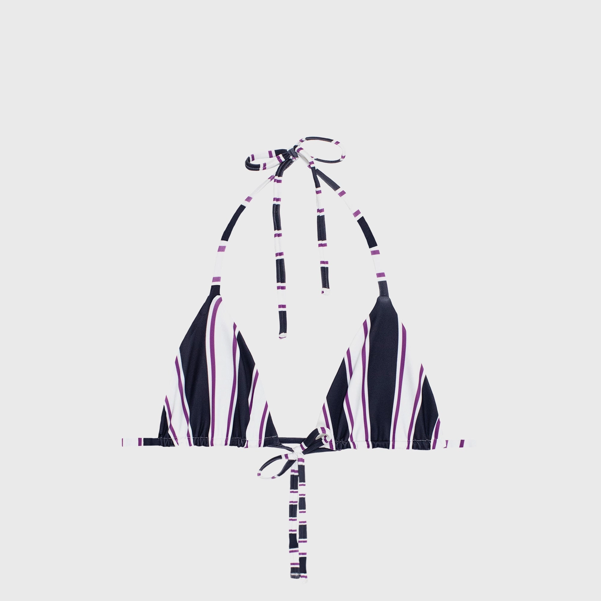 Mikoh Ischia Minimalist Triangle Top - Cabana Stripe Anti Fog Lens Coating