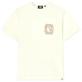 Beaded details Light Style Dickies Marbury Short Sleeve T-Shirt - Ecru