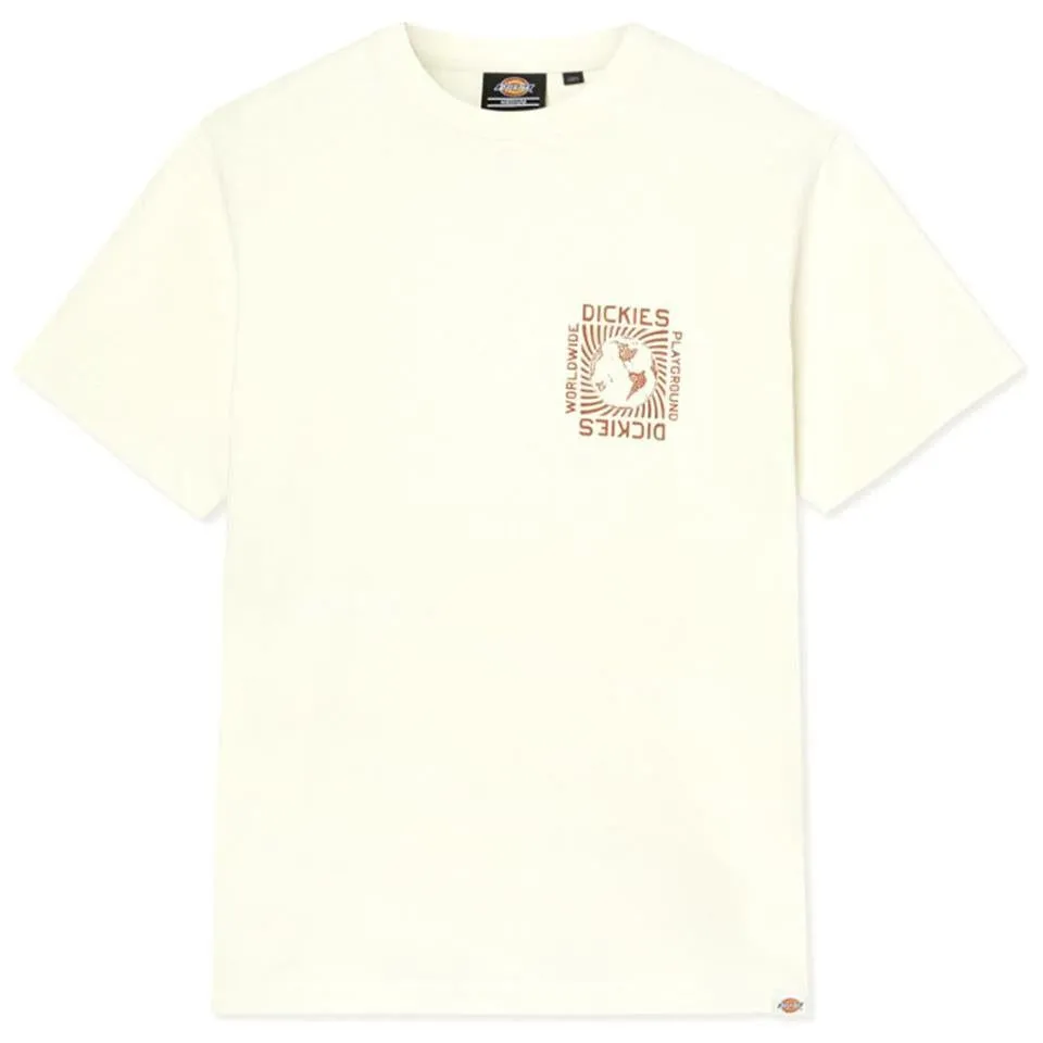 Beaded details Light Style Dickies Marbury Short Sleeve T-Shirt - Ecru