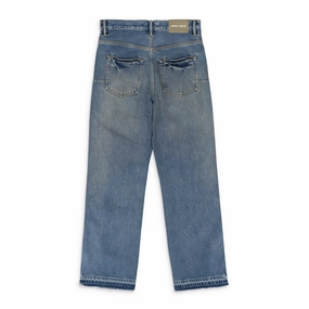FULL SIDE ZIP Indigo SKINNY JEANS Customizable Hem Options Stretch Soft