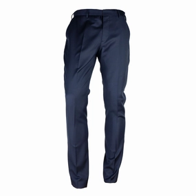 Made in Italy Elegant Milano Wool Blend Men's Men's Trousers Holiday Vibes High Quality Double Layered Knees