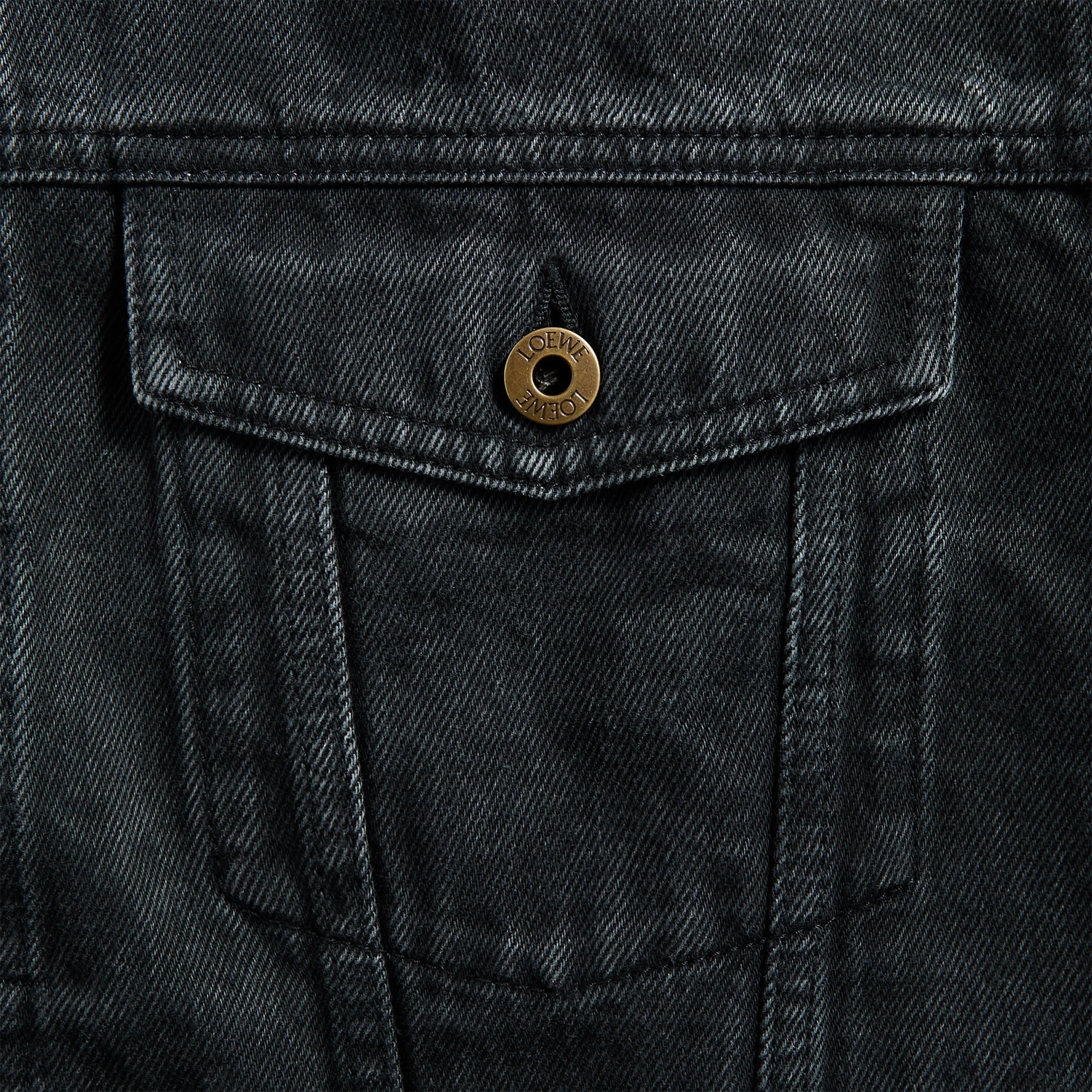 Loewe Anagram Jacket - Black Modern Functional Design