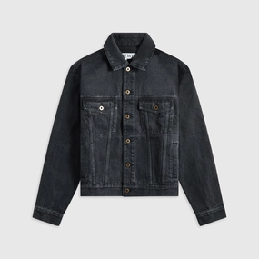Chill Look Water Resistant Fabric Loewe Anagram Jacket - Black