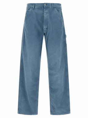 Herringbone Pattern Denim Jeans With Modern Finish City Walk Autumn Days Lightweight