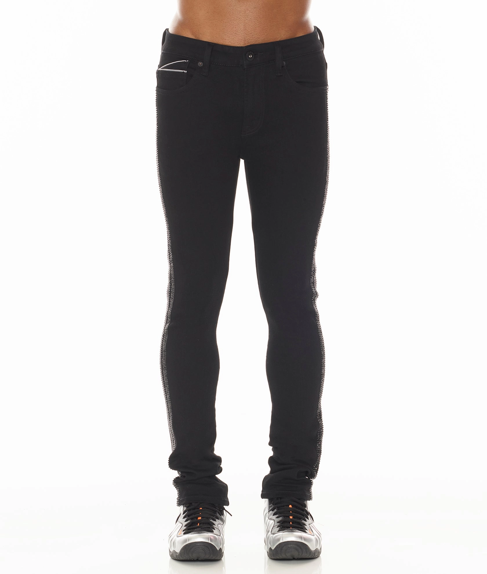 Family Style Luxury PUNK SUPER SKINNY IN CRYSTAL