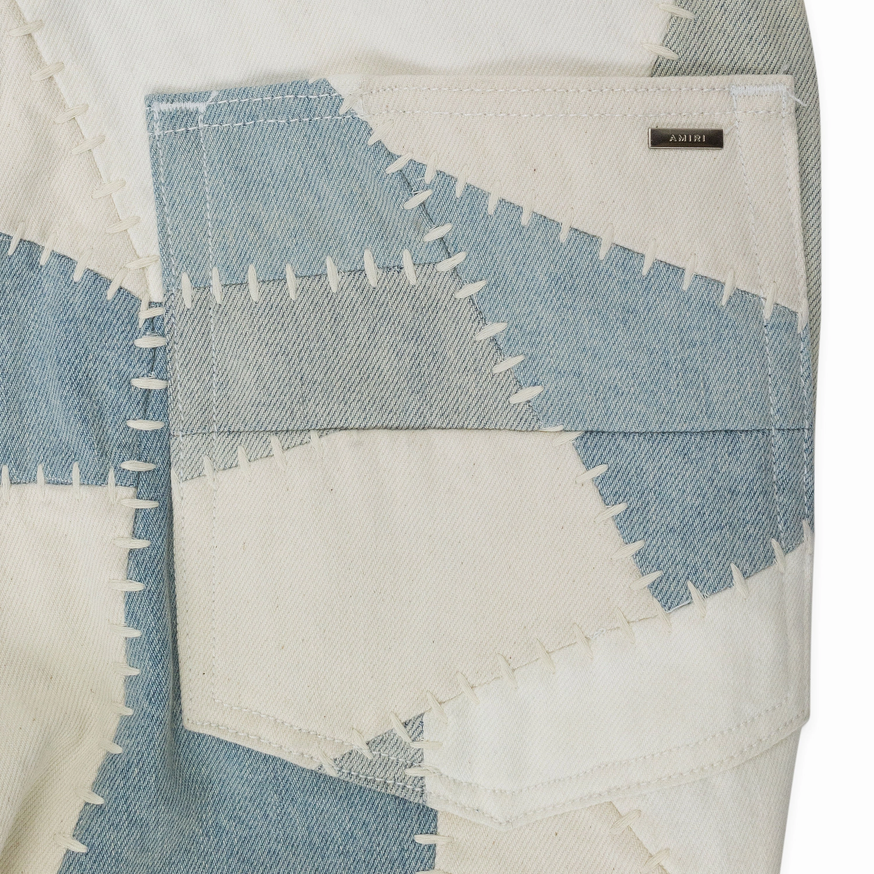PATCHWORK FLARE ALABASTER JEANS Base Fit Piece