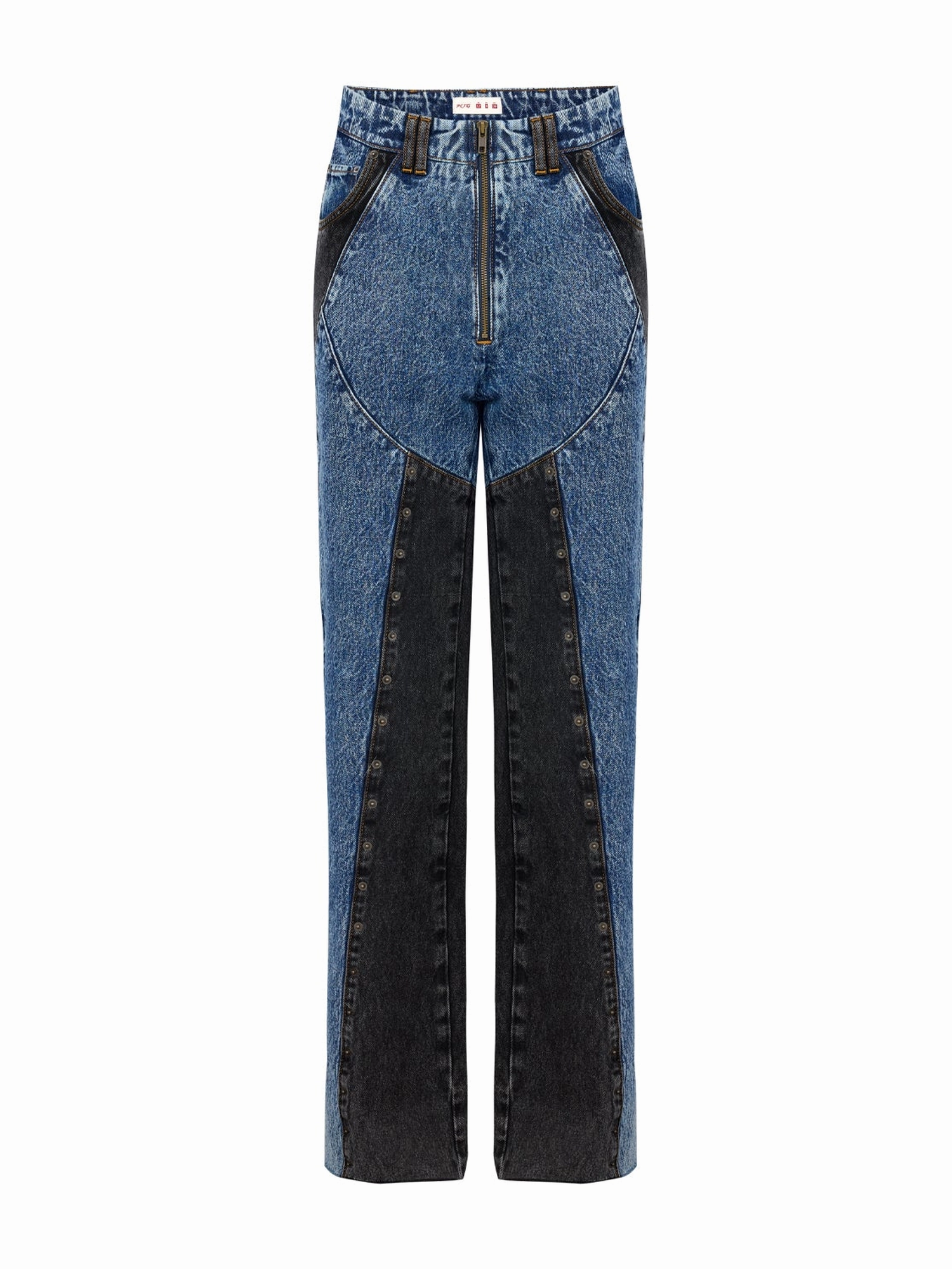 Weekend Style Casual Parent Style Free Heaven Two Color Jeans