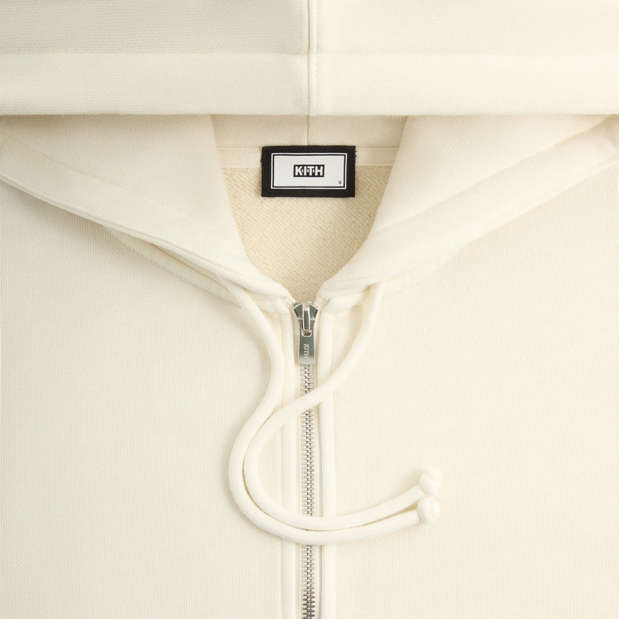 Kith 101 Lofty Fleece Williams V Hoodie - Article Zippered Closure Iridescent effect