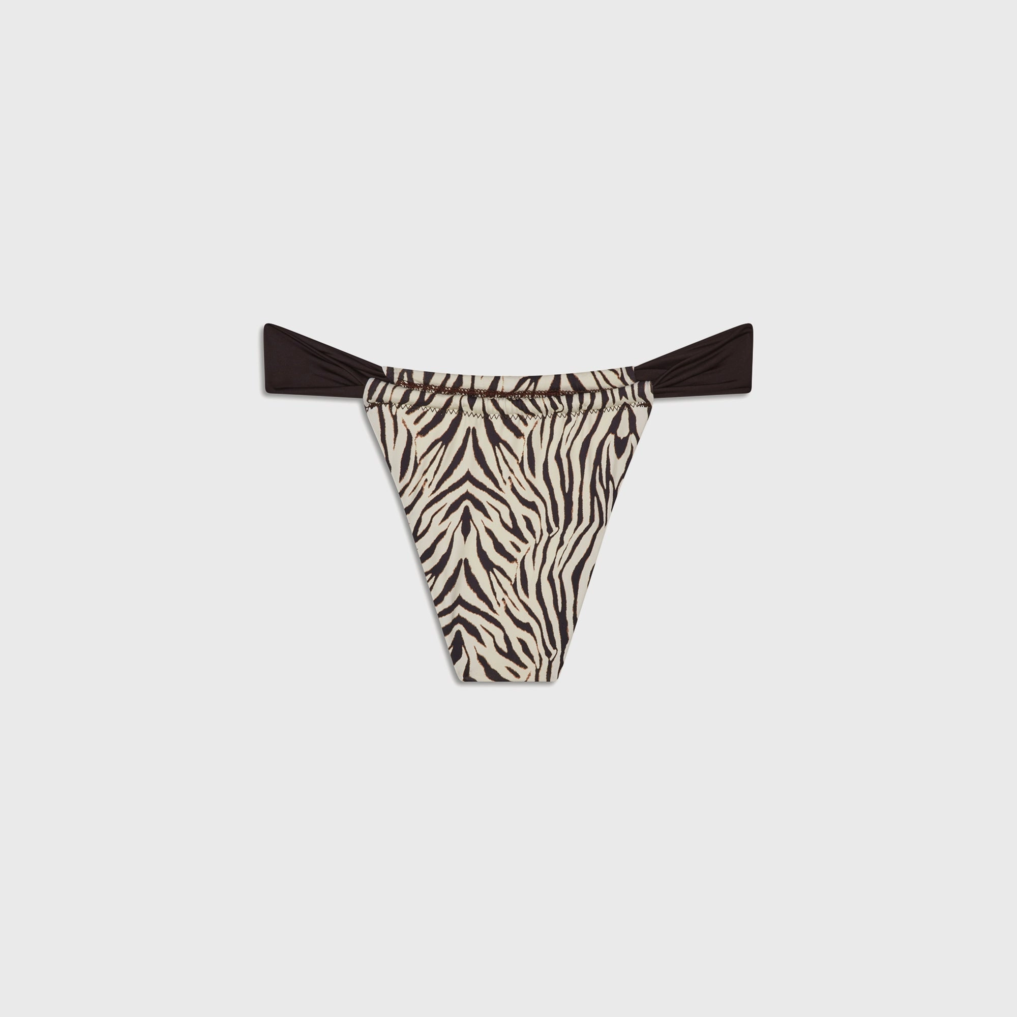 Frankies Bikinis Beckett Bottom - Zebra Print Adventure Seeker Saltwater Proof Elastic