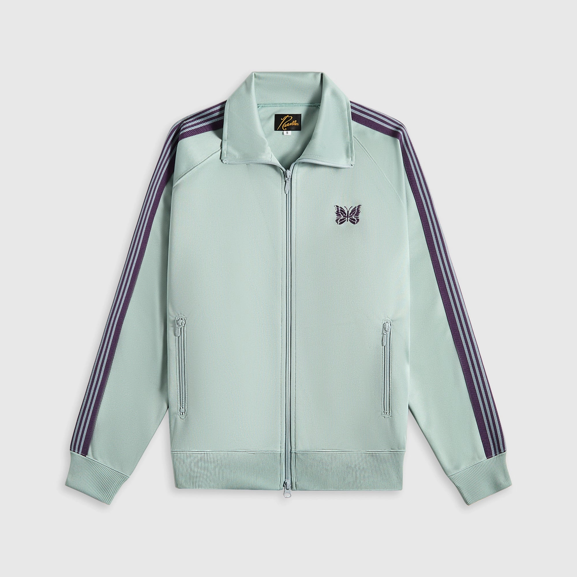 Needles Track Jacket Poly Smooth - Sax Insulated Layer Casual City