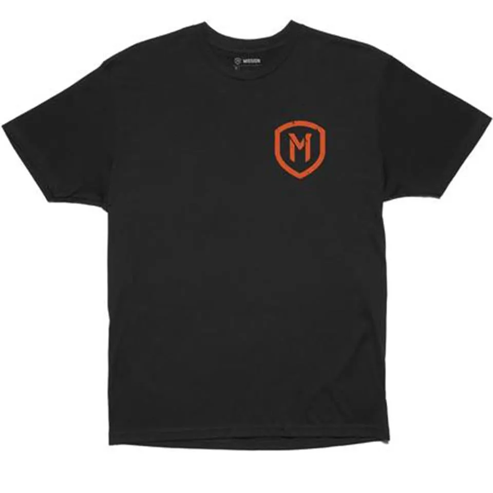 Ethically Sourced Material Outdoor Style Trend Mission Standard Issue T-Shirt - Black