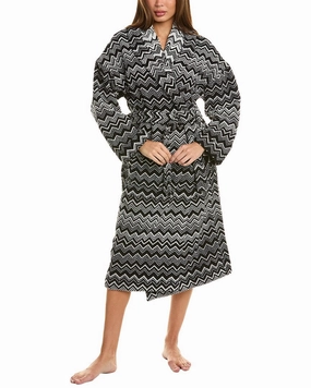 Missoni Home Keith Shawl Bathrobe MoistureWicking Technology AntiPill Fabric