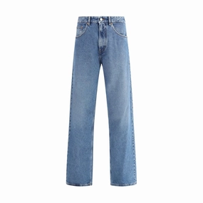 Smart Casual Classic Wear Classic Beach Day Travel Outfit MM6 Straight Men's Jeans